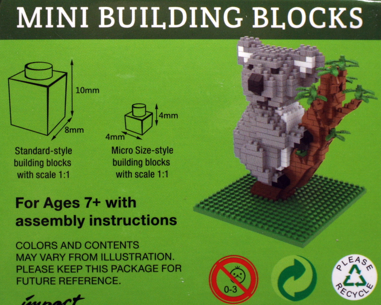 Mini Building Blocks - Koala Bear