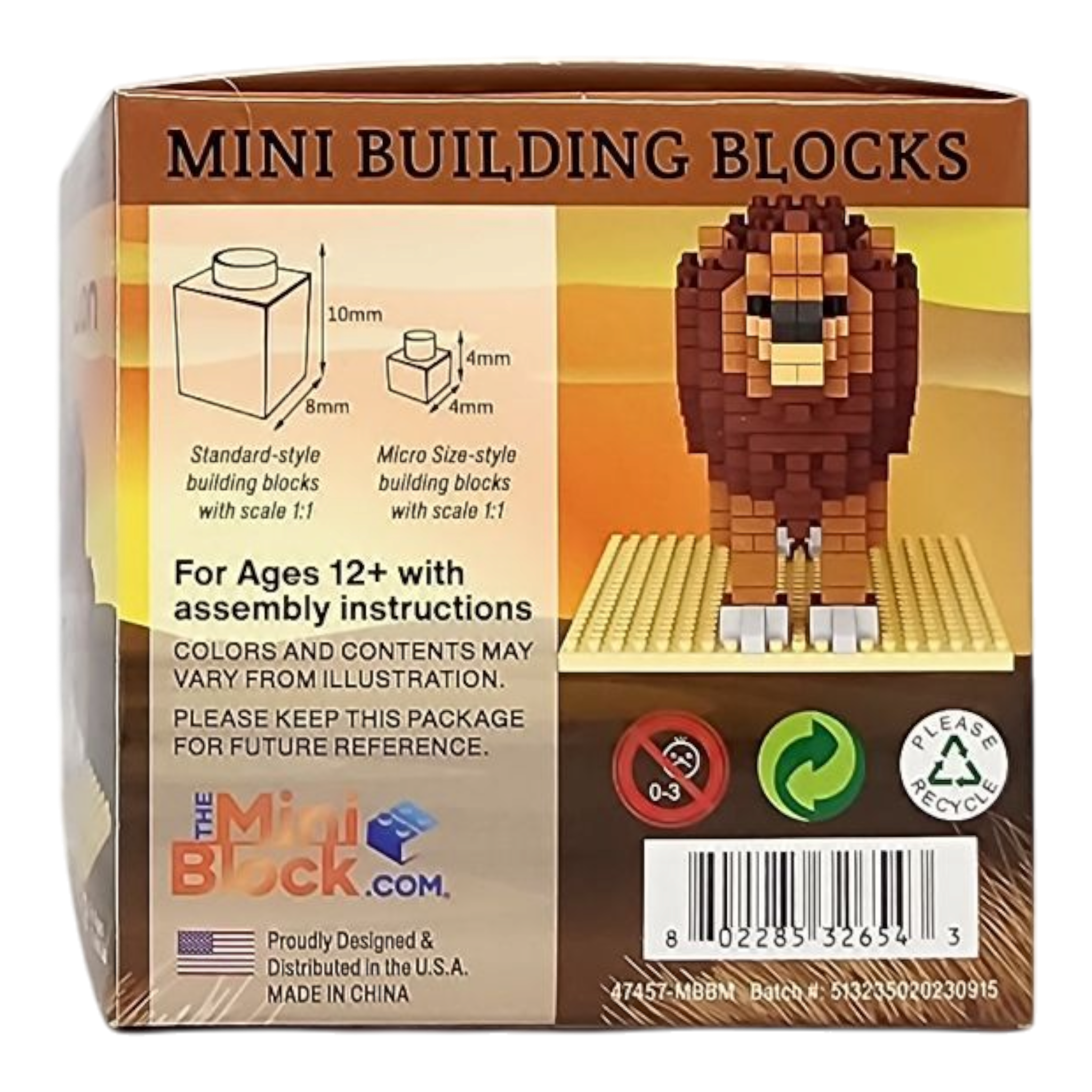Mini Building Blocks - Lion