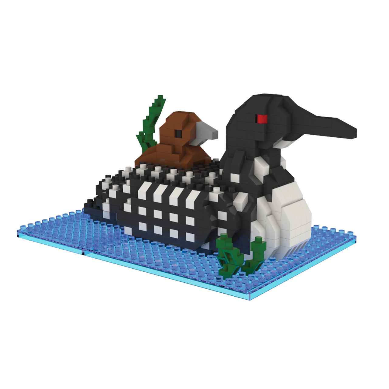 Mini Building Blocks - Loon