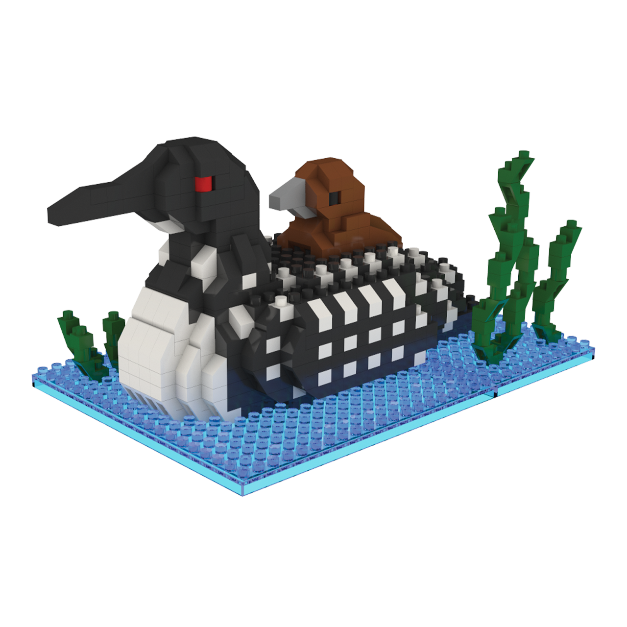 Mini Building Blocks - Loon