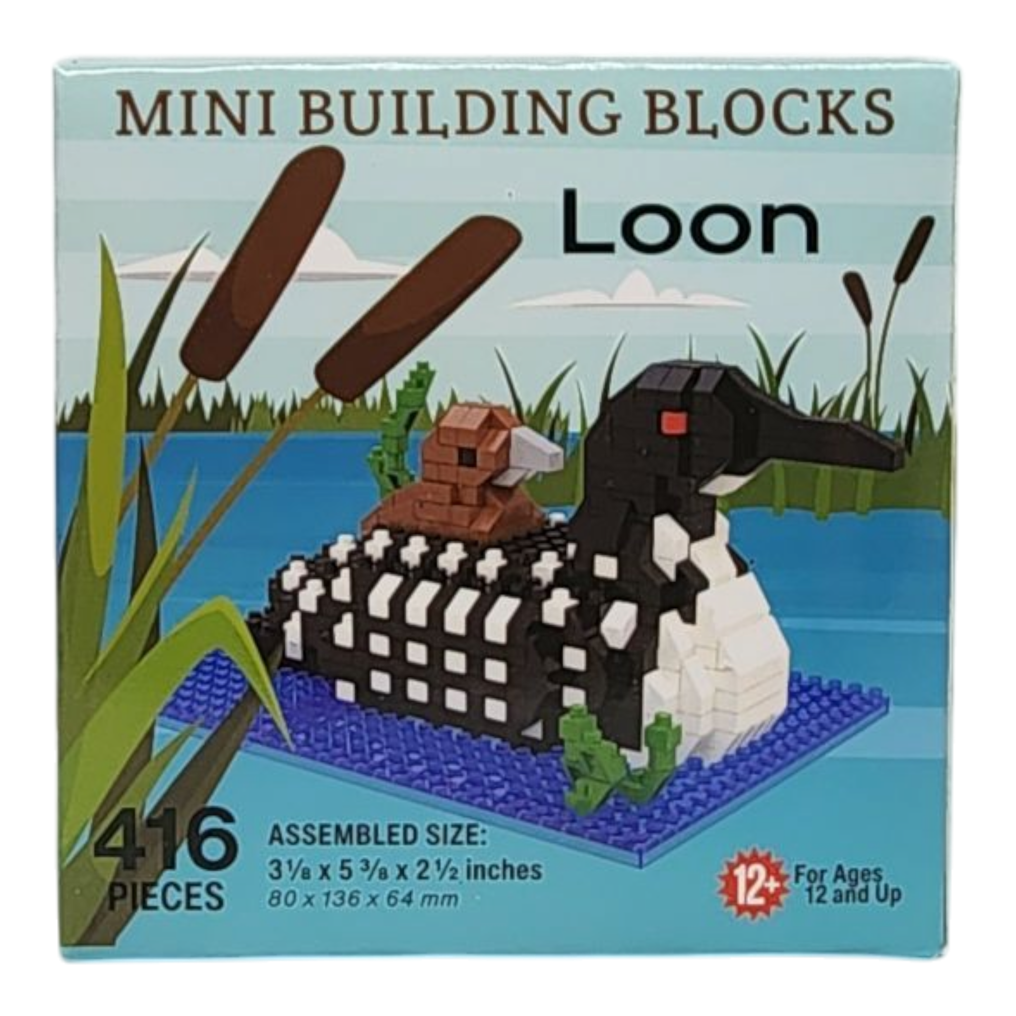 Mini Building Blocks - Loon