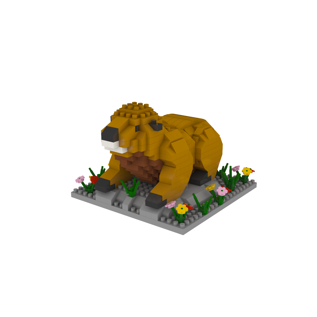 Mini Building Blocks - Marmot