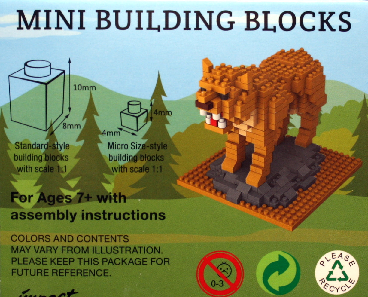 Mini Building Blocks - Mountain Lion