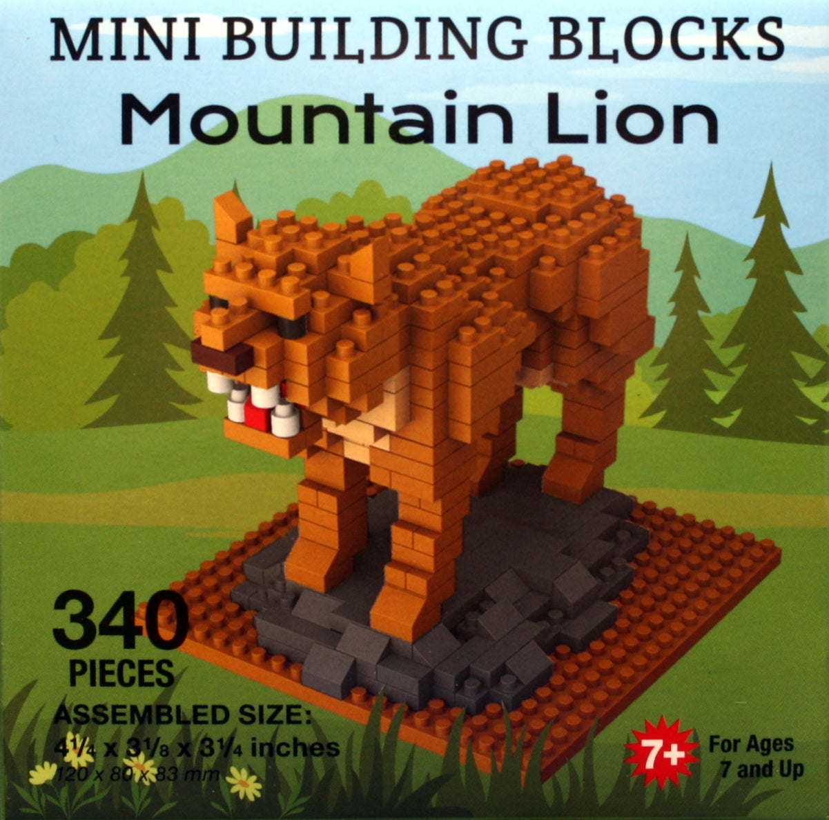 Mini Building Blocks - Mountain Lion