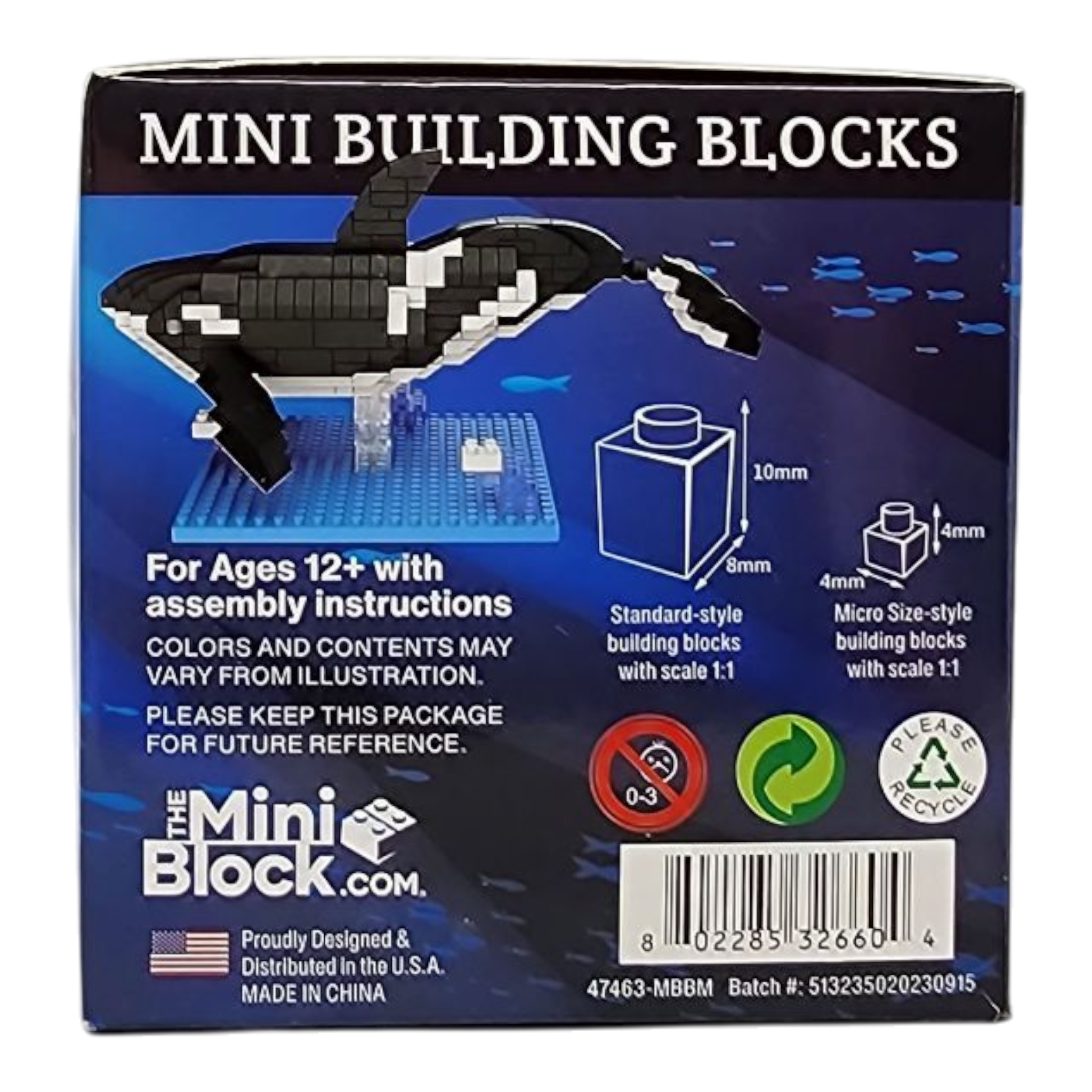 Mini Building Blocks - Orca