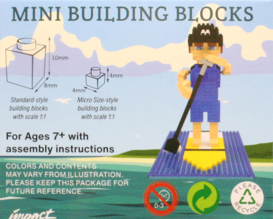 Mini Building Blocks - Paddleboarder