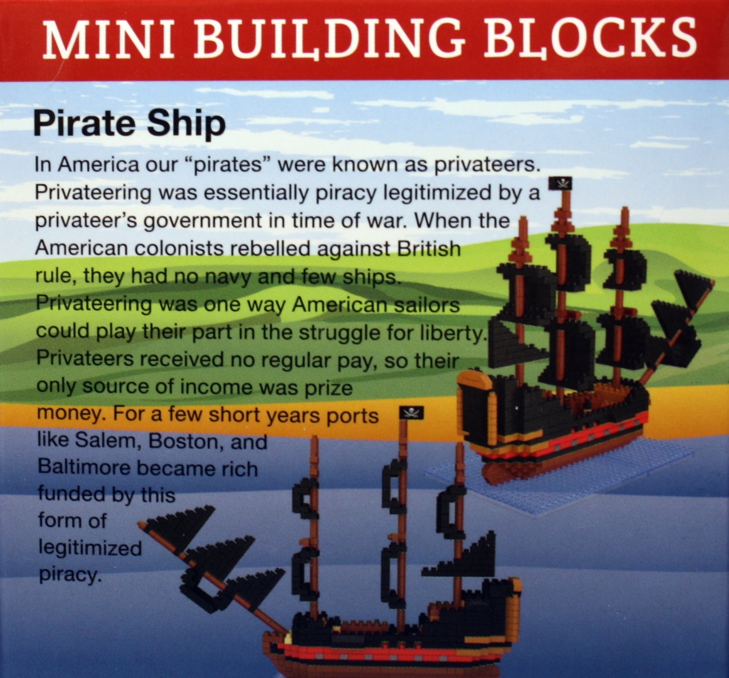 Mini Building Blocks - Pirate Ship