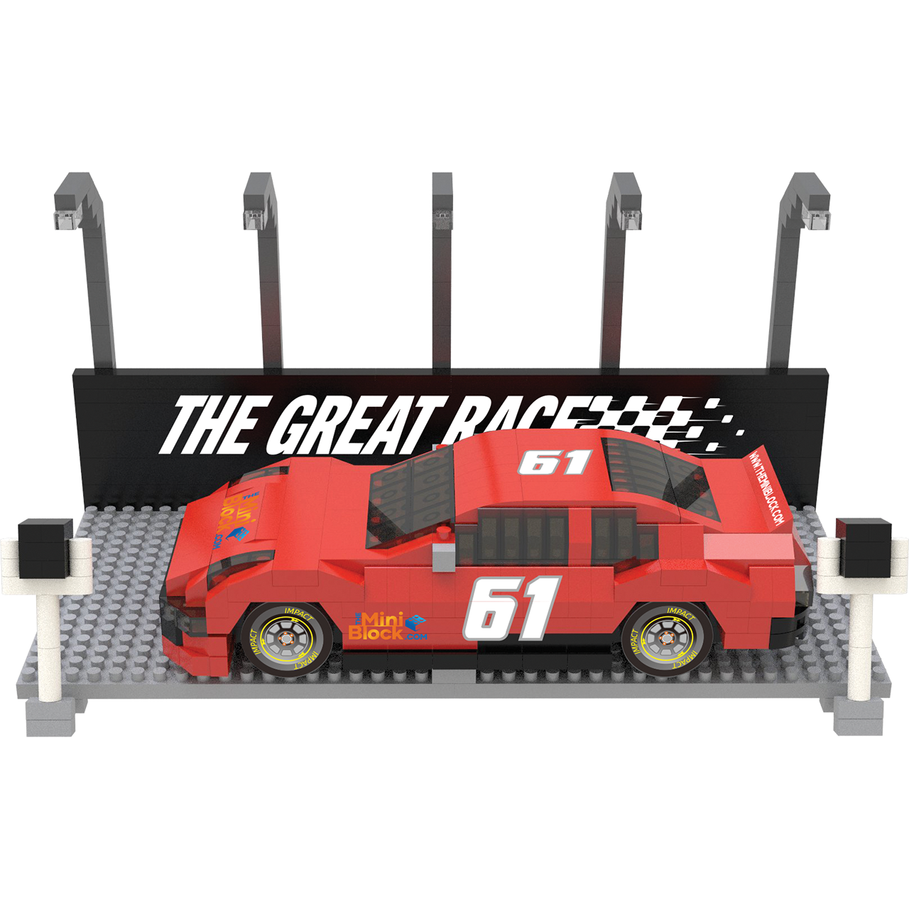 Mini Building Blocks - Race Car