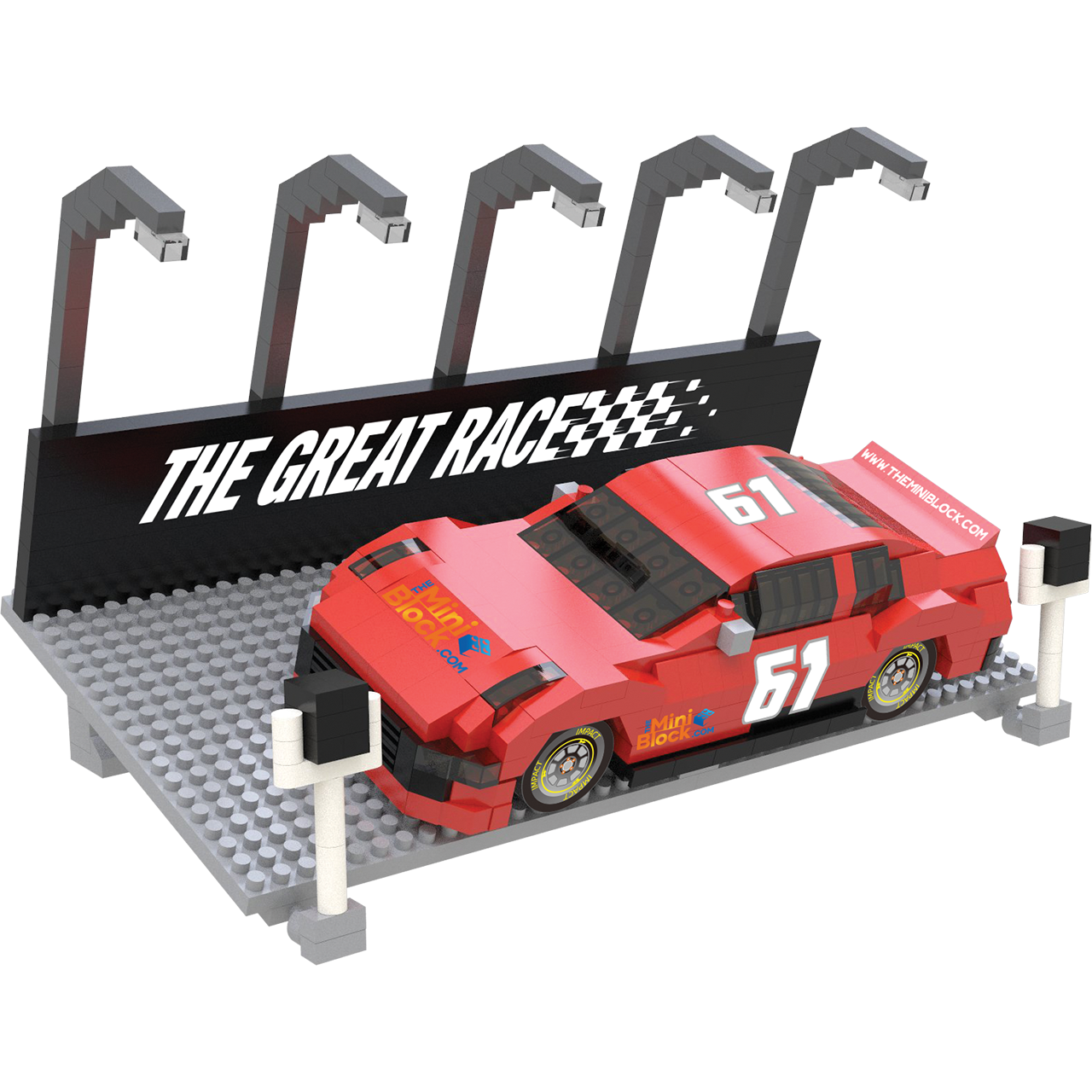 Mini Building Blocks - Race Car