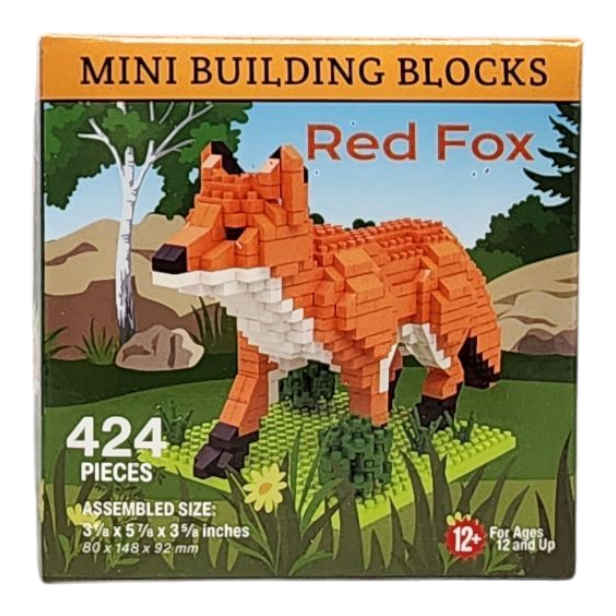 Mini Building Blocks - Red Fox