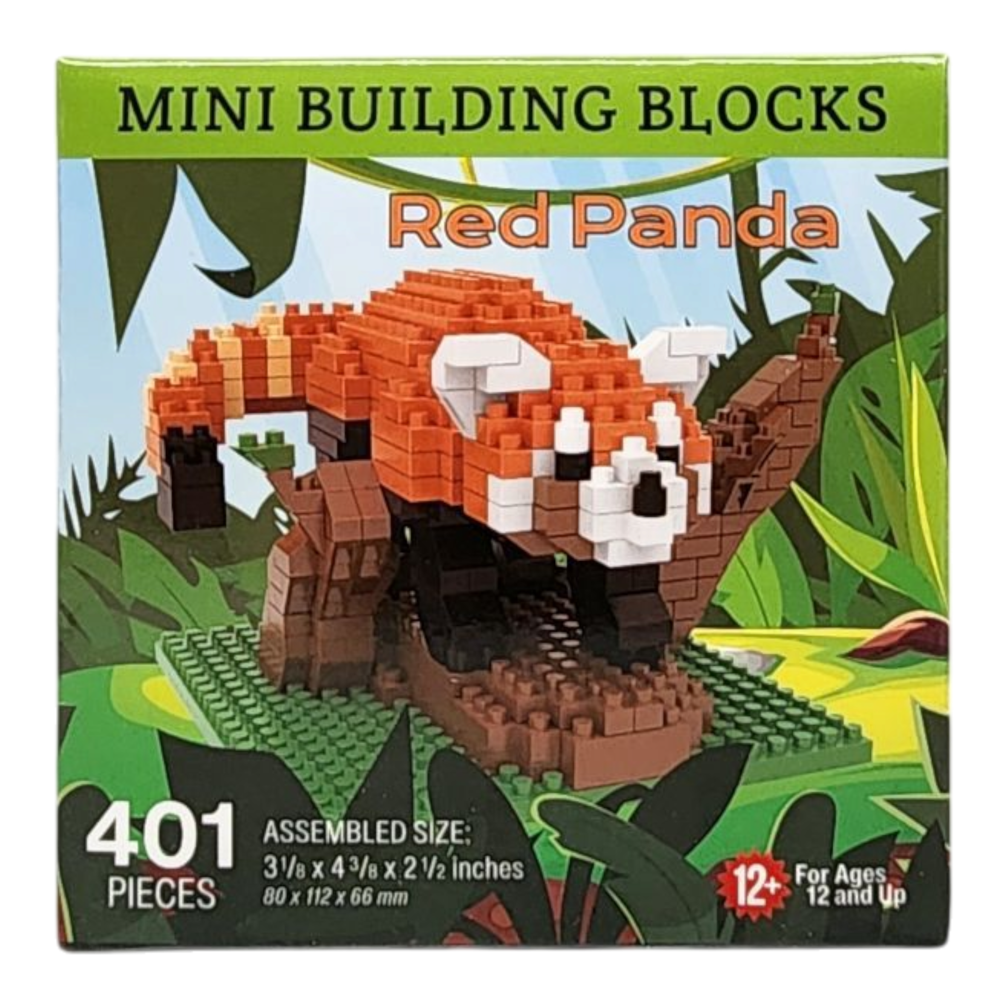 Mini Building Blocks - Red Panda