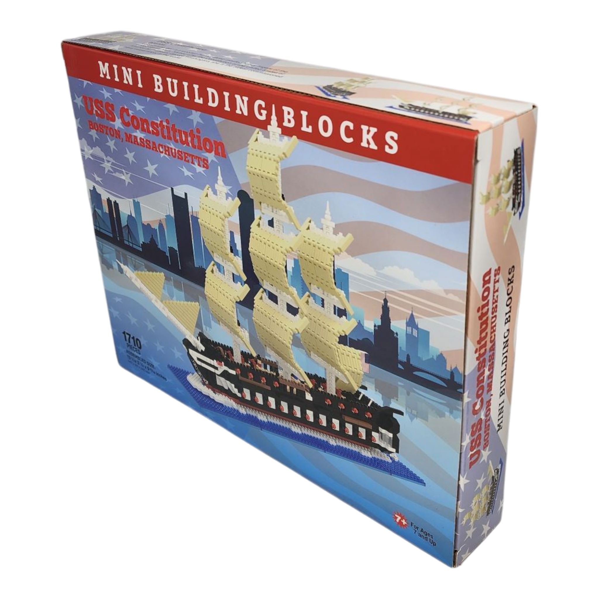 Mini Building Blocks - USS Constitution Boston MA