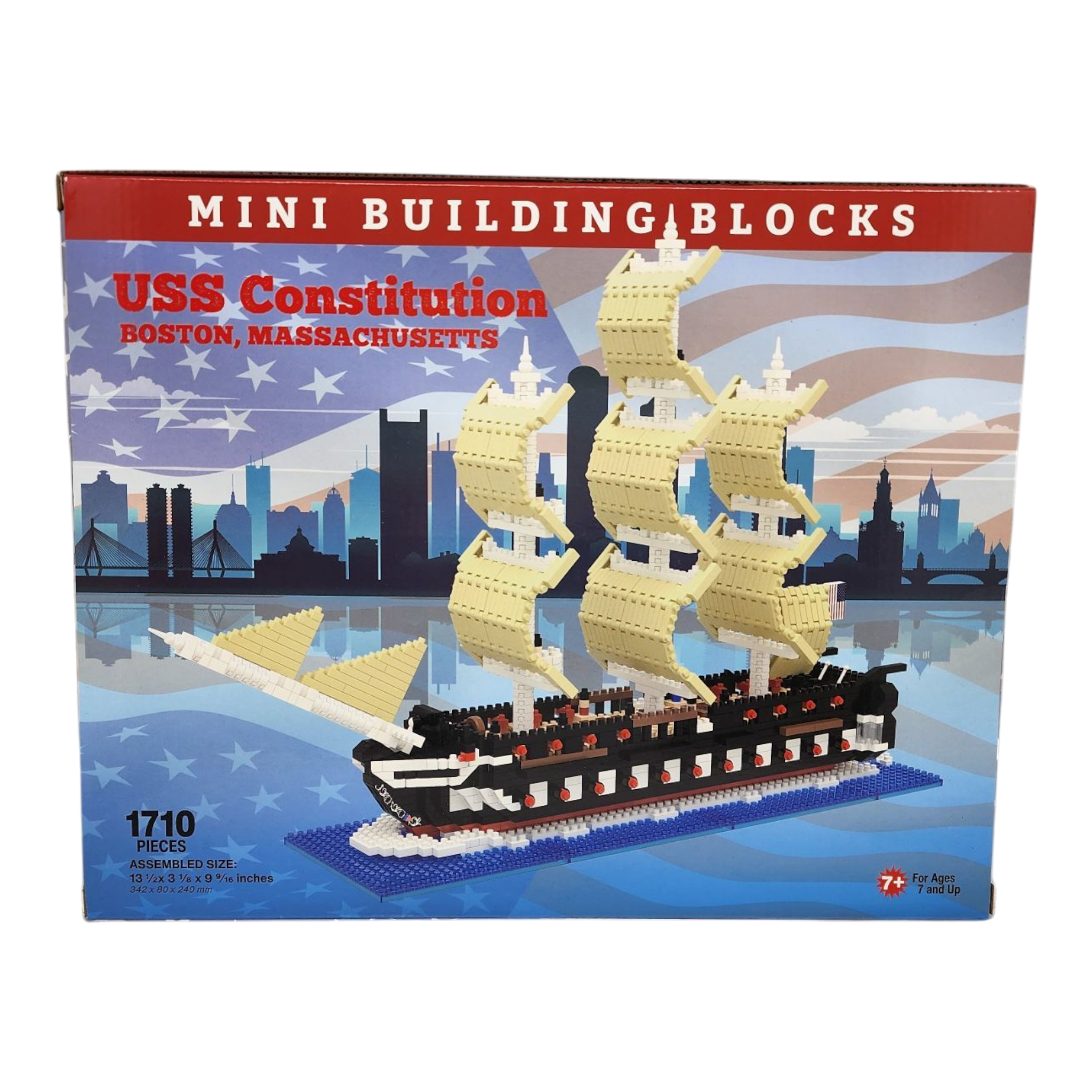 Mini Building Blocks - USS Constitution Boston MA
