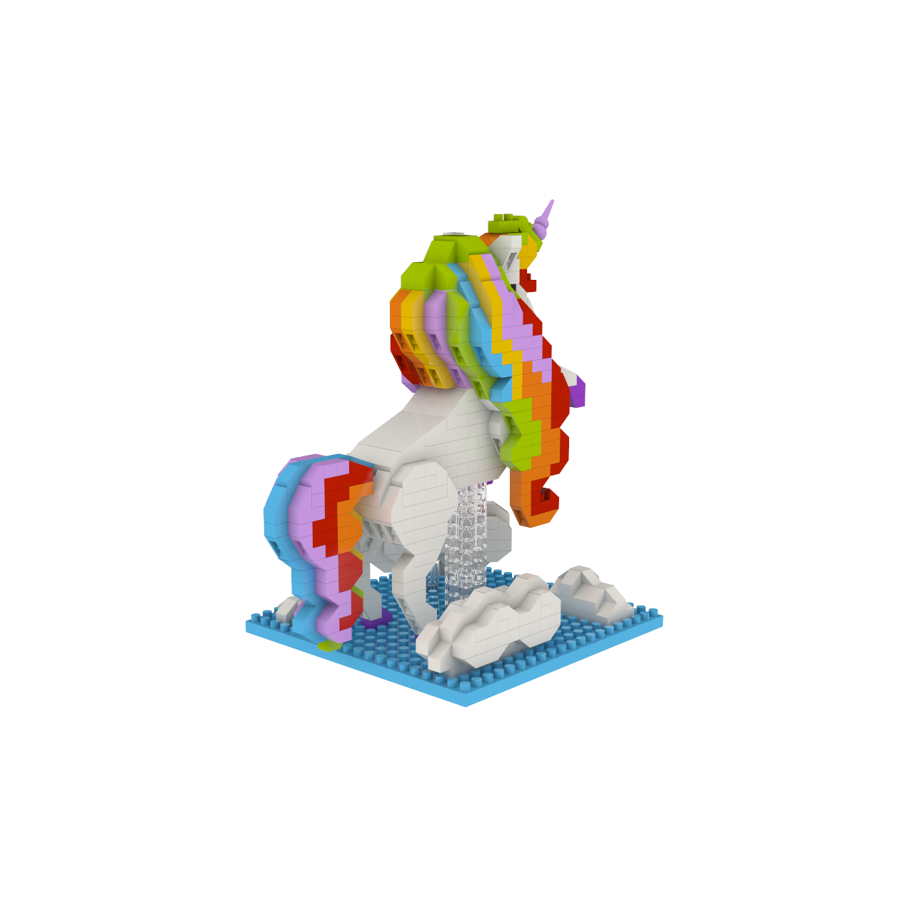 Mini Building Blocks - Unicorn