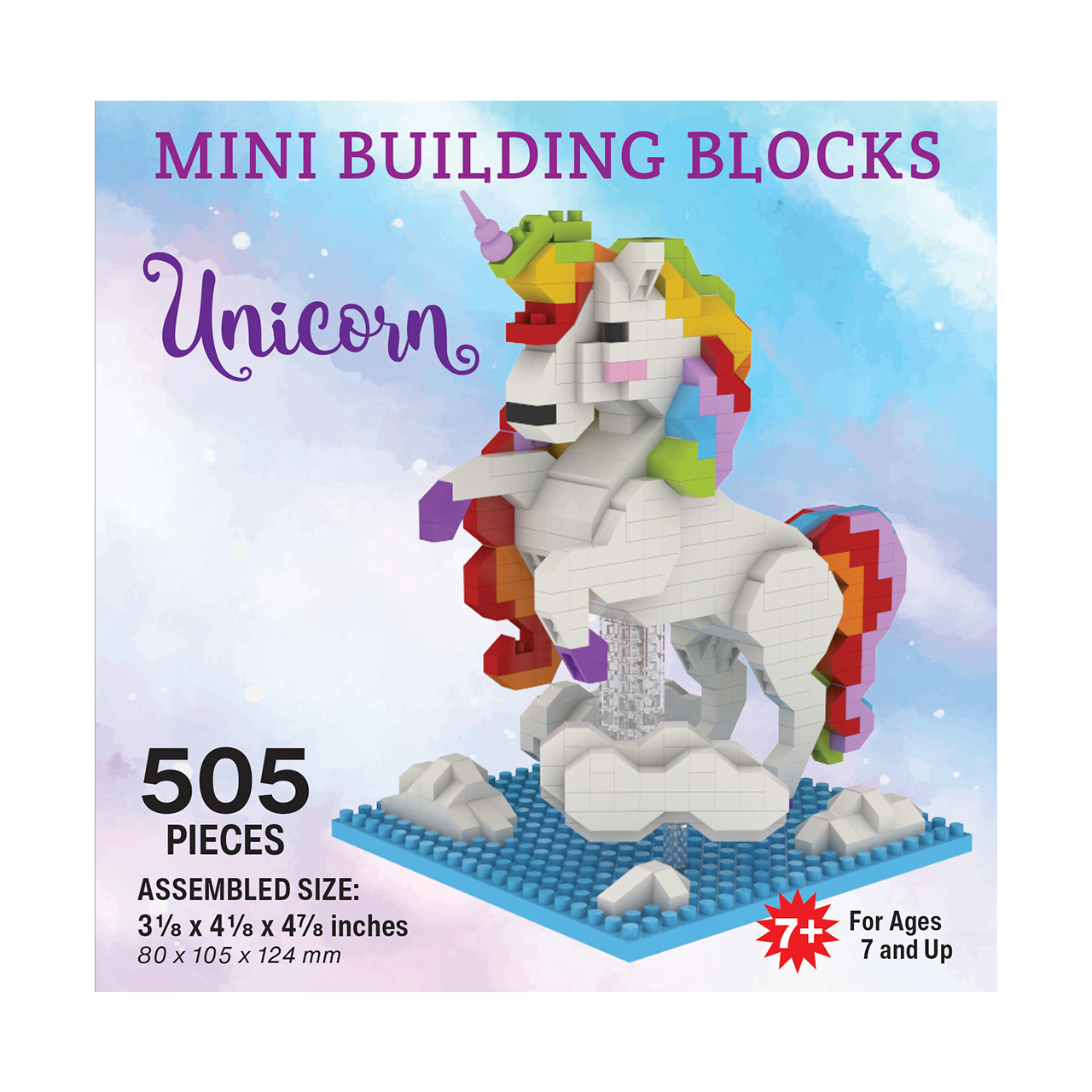 Mini Building Blocks - Unicorn
