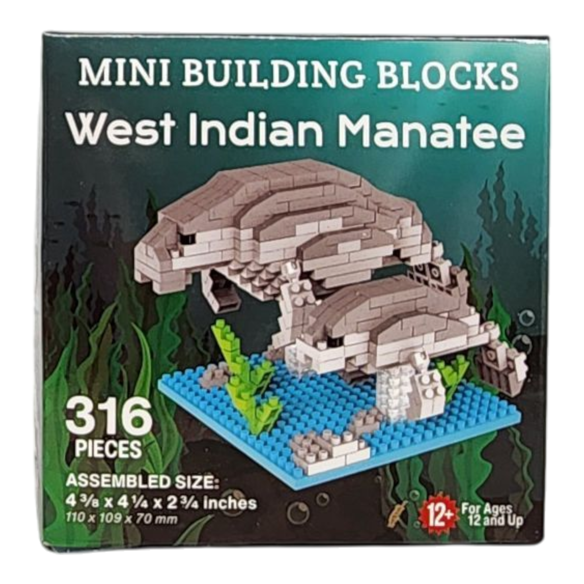 Mini Building Blocks - West Indian Manatee