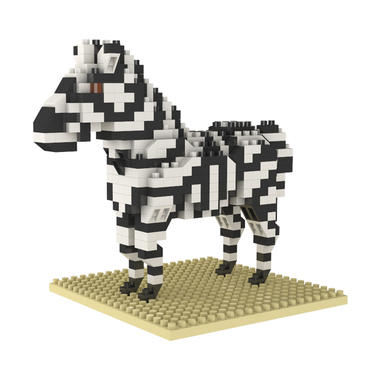 Mini Building Blocks - Zebra