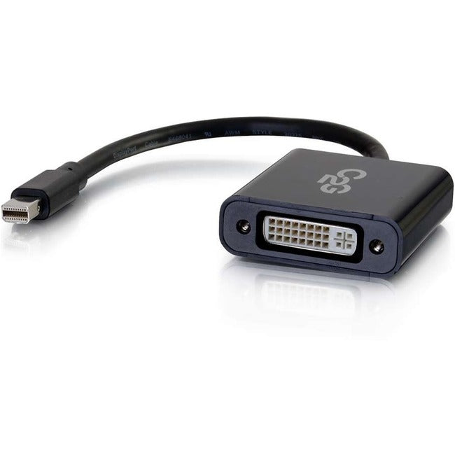 Mini Displayport To Dvi-D Active Adapter Converter - Black
