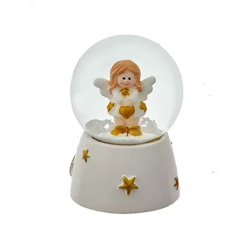 Mini Lighted Snowglobe - Angel