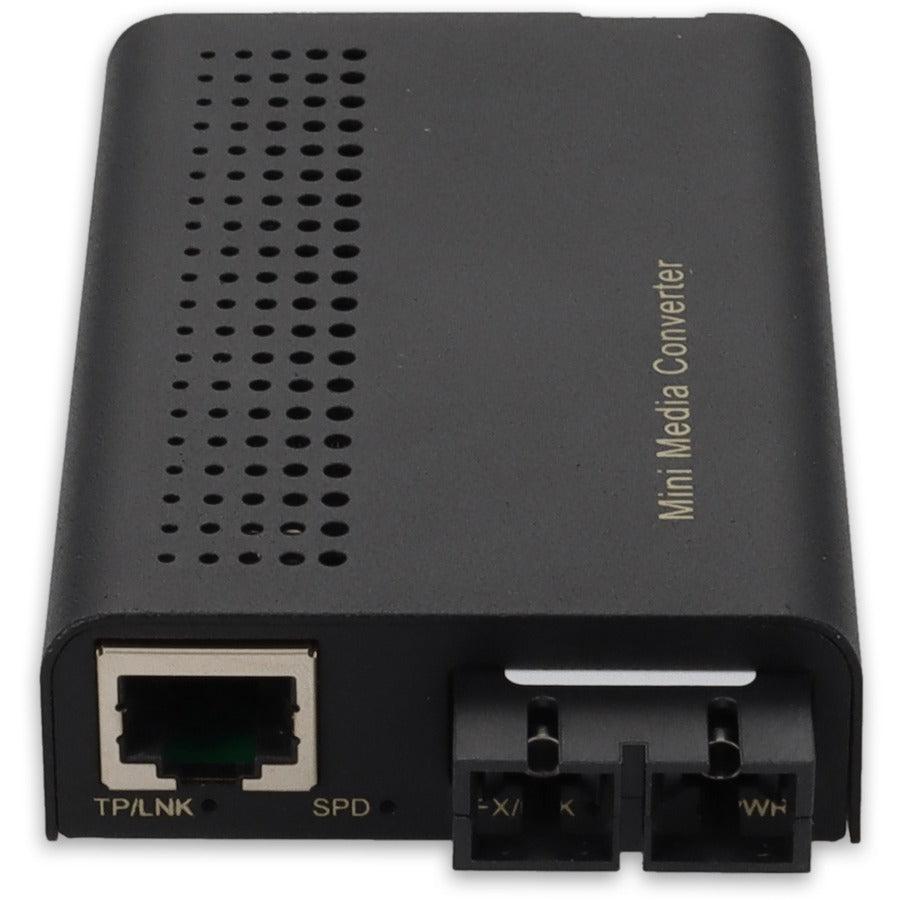 Mini Media Converter - 10/100/1000Base-TX to 1000Base-SX | AddOn Networks ADD-GMCMN-SX-SC