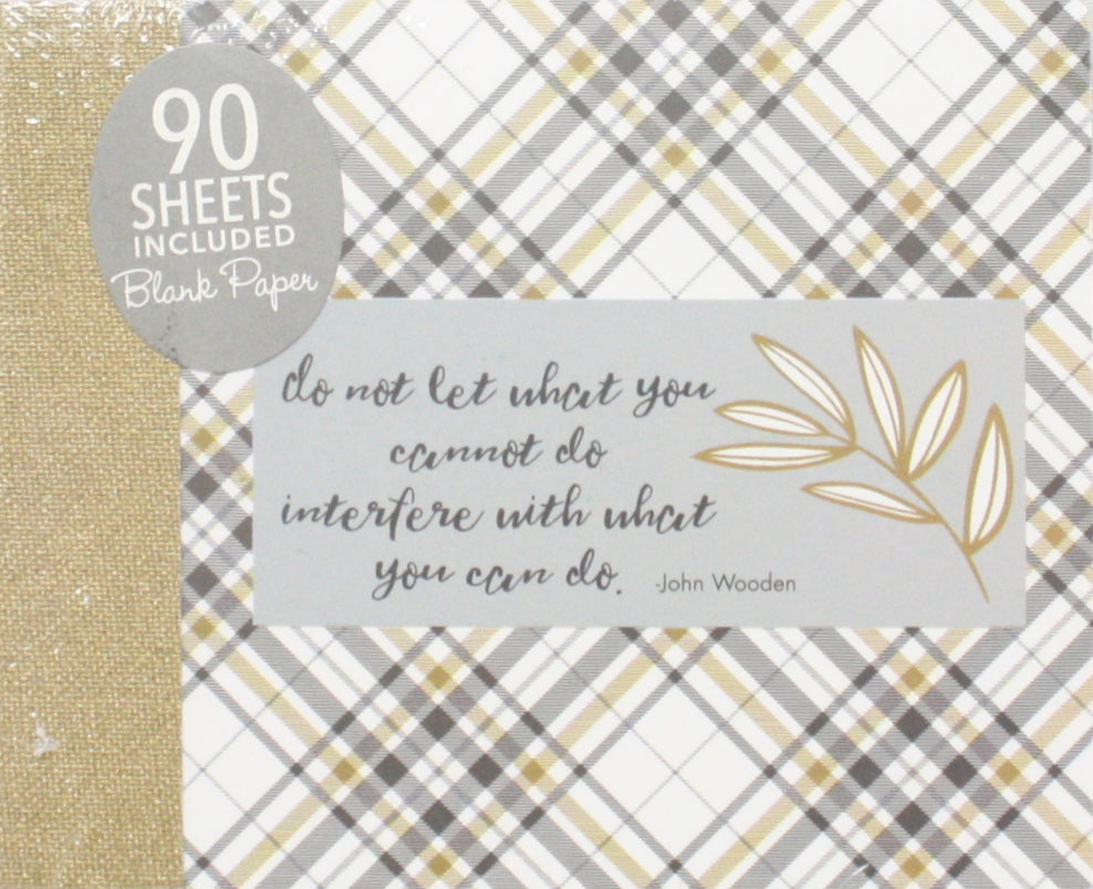 Mini Notebook - Inspiring Plaid