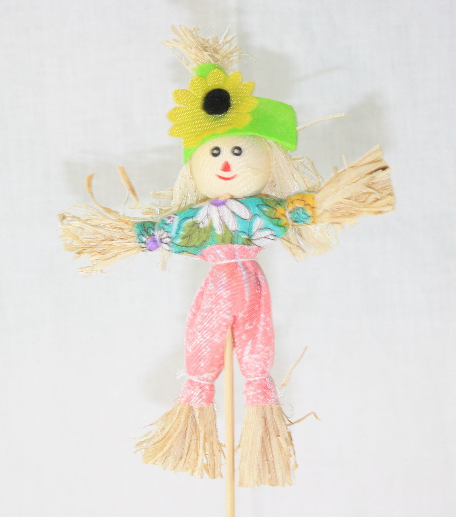 Mini Scarecrow stake - Light Green