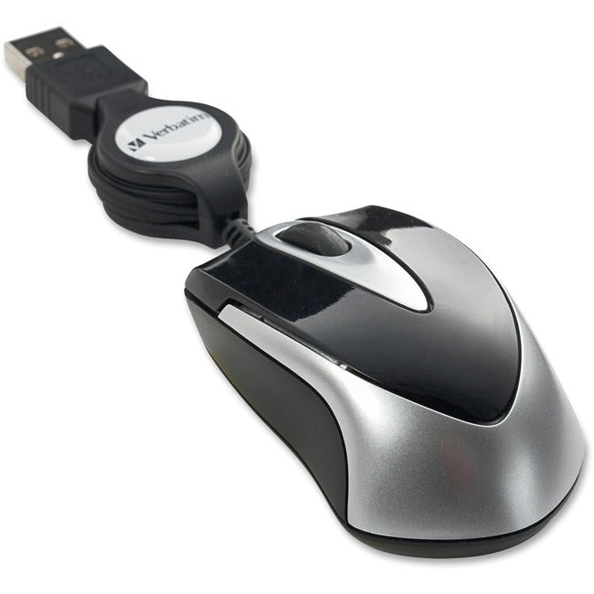 Mini Travel Optical Mouse, Metro Series - Black