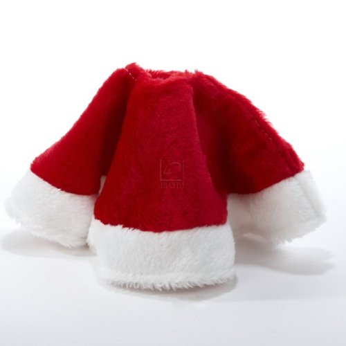 Miniature Red Plush Tree Skirt
