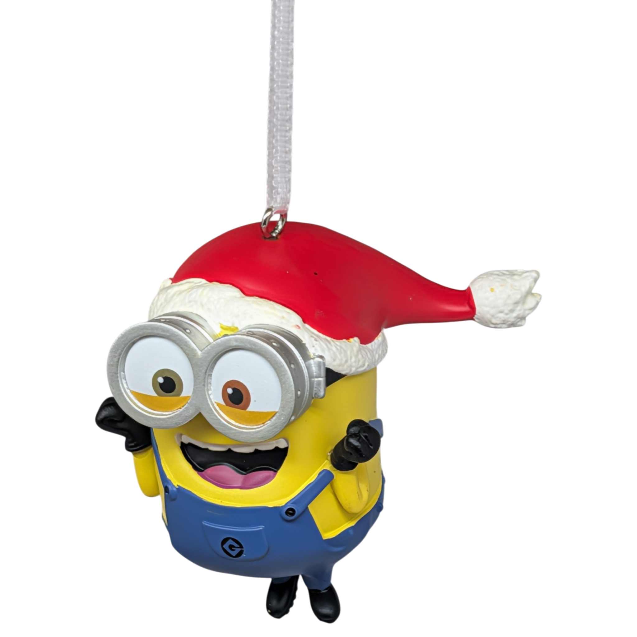 Minions Bob in a Santa Hat Ornament