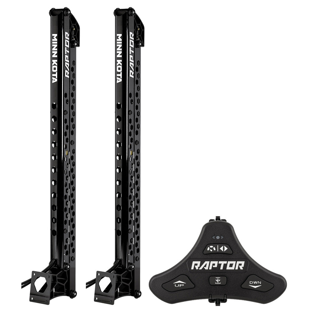 Minn Kota Raptor Bundle Pair - 10' Black Shallow Water Anchors w/Active Anchoring &amp;