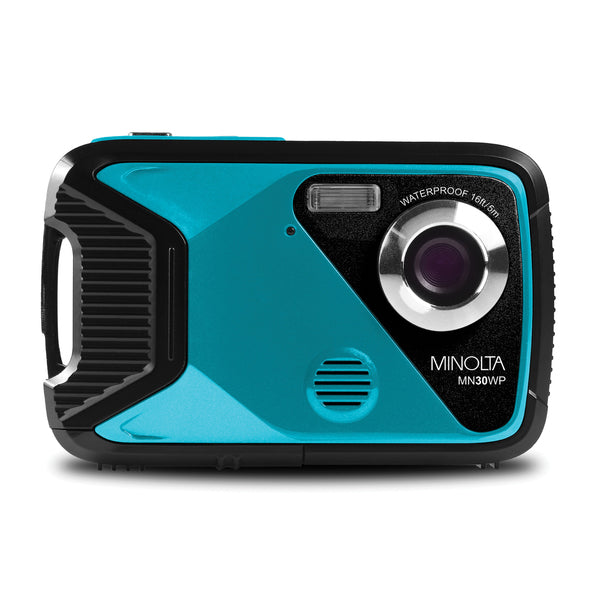 Minolta MN30WP-TL MN30WP Waterproof 4x Digital Zoom 21 MP/1080p Digital Camera