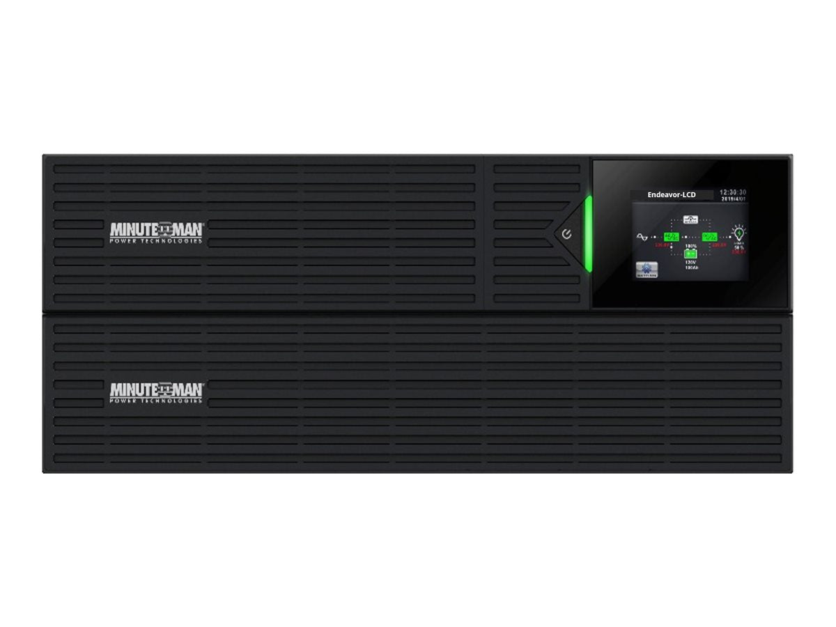 Minuteman Endeavor ED6KRT - UPS (rack-mountable / external) (BM0097) - AC 208/220/230/240 V - 5400 Watt - 6000 VA - valve regulated