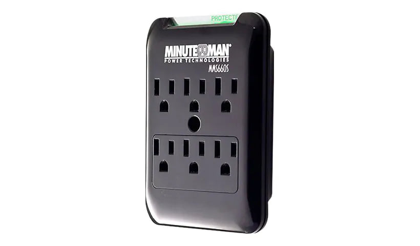 Minuteman SlimLine MMS660S 6-Outlets Surge Suppressor