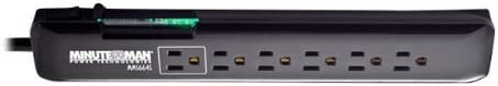 Minuteman SlimLine MMS664S 6-Outlets Surge Suppressor
