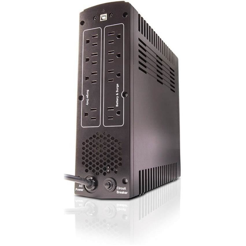 Minuteman UPS AVR 550VA 4-Bat/4-Surge USB ETR550LCD