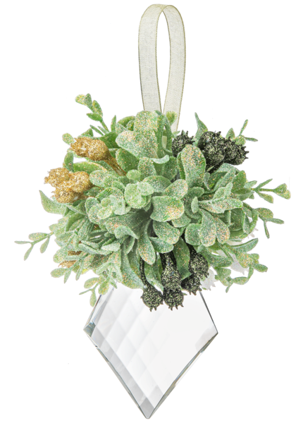 Mistletoe Acrylic Gem Ornament -