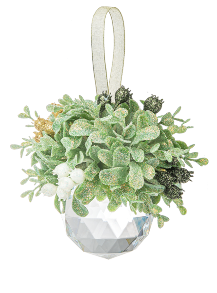 Mistletoe Acrylic Gem Ornament -