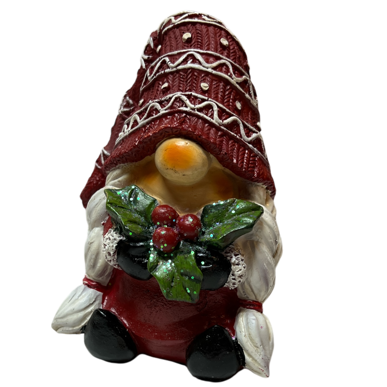 Mistletoe Holiday Gnome Figurine