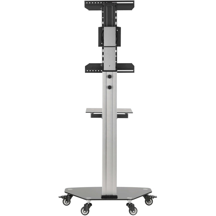 Mobile Display Stand - Premier Rolling TV Cart 37-70" with Locking Casters | Tripp Lite DMCS3770SG75