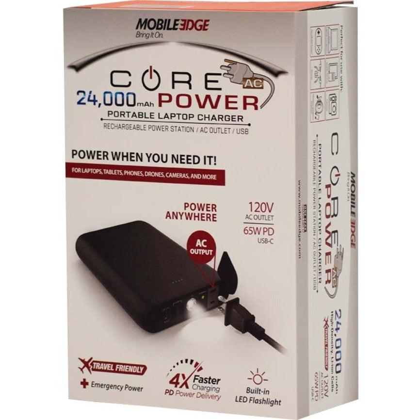 Mobile Edge CORE Power 24,000mAh AC/USB Laptop Power Charger