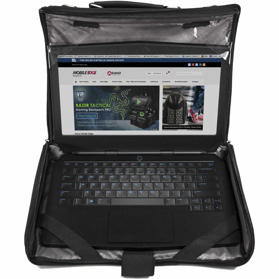 Mobile Edge Meen216 Notebook Case 40.6 Cm (16") Backpack Case Black