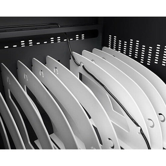 Mobile Laptop Charging Cart - Bretford CUBE 32 Device Cart | TechSoft TVC32PAC-90DC