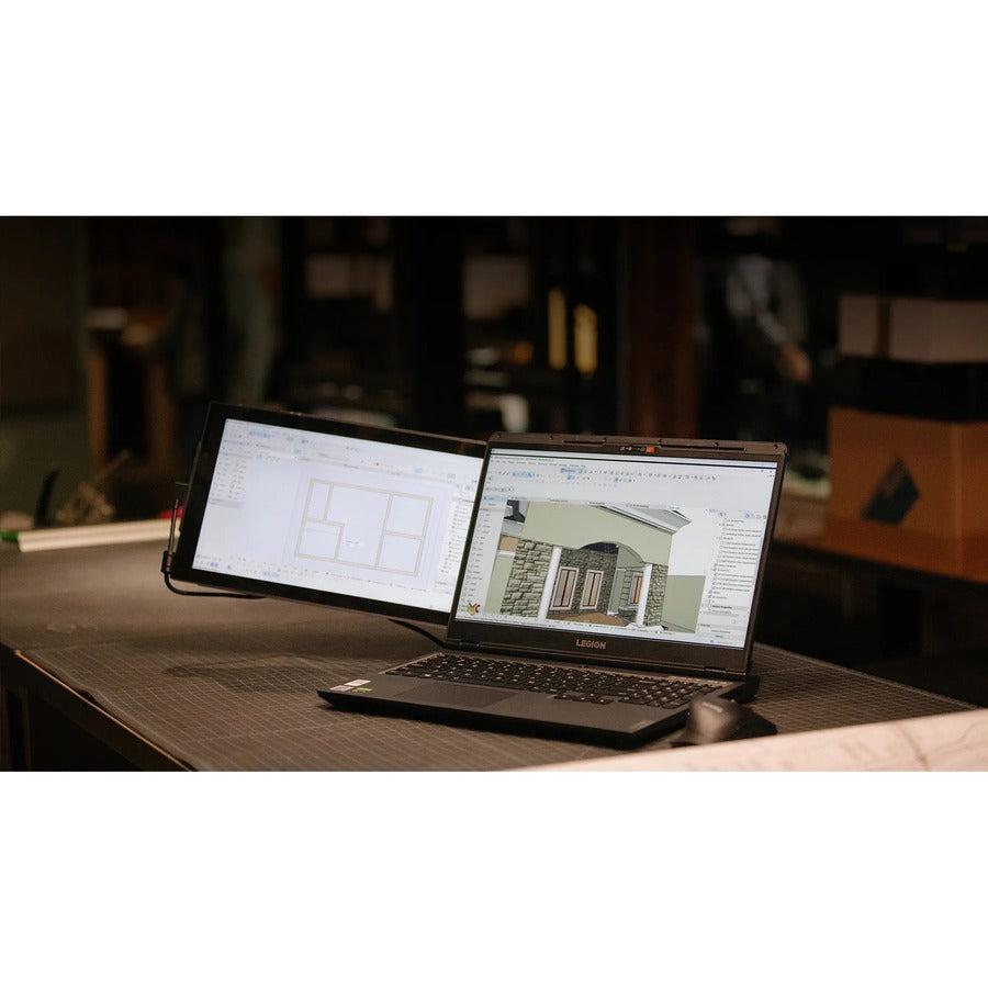 Mobile Pixels TRIO 13" Class Full HD LCD Monitor - 16:9 - Gunmetal Gray