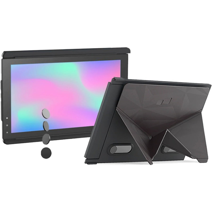 Mobile Pixels TRIO Max 14" Class Full HD LCD Monitor - 16:9 - Metallic Black - 14.1"