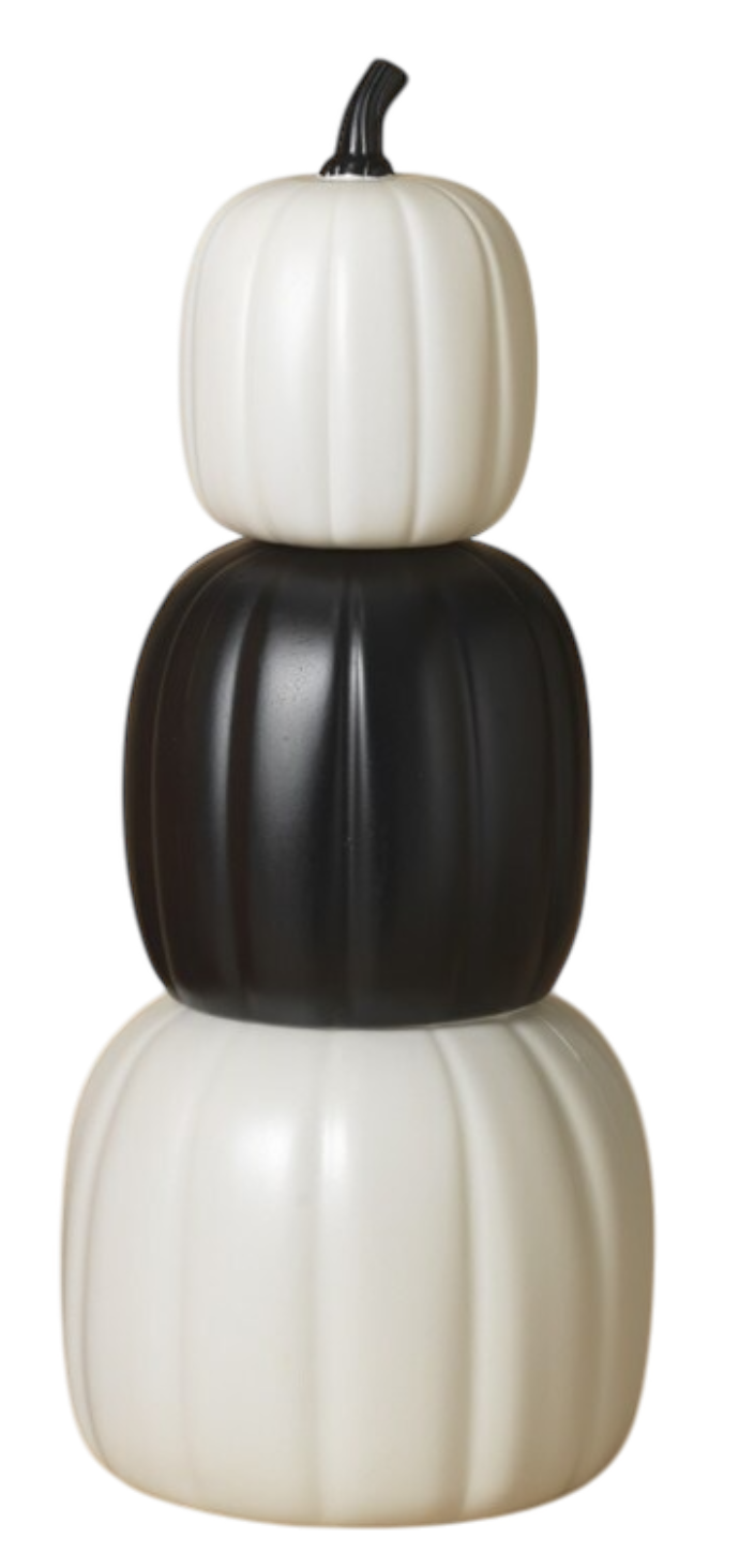Modern Stacked Pumpkins