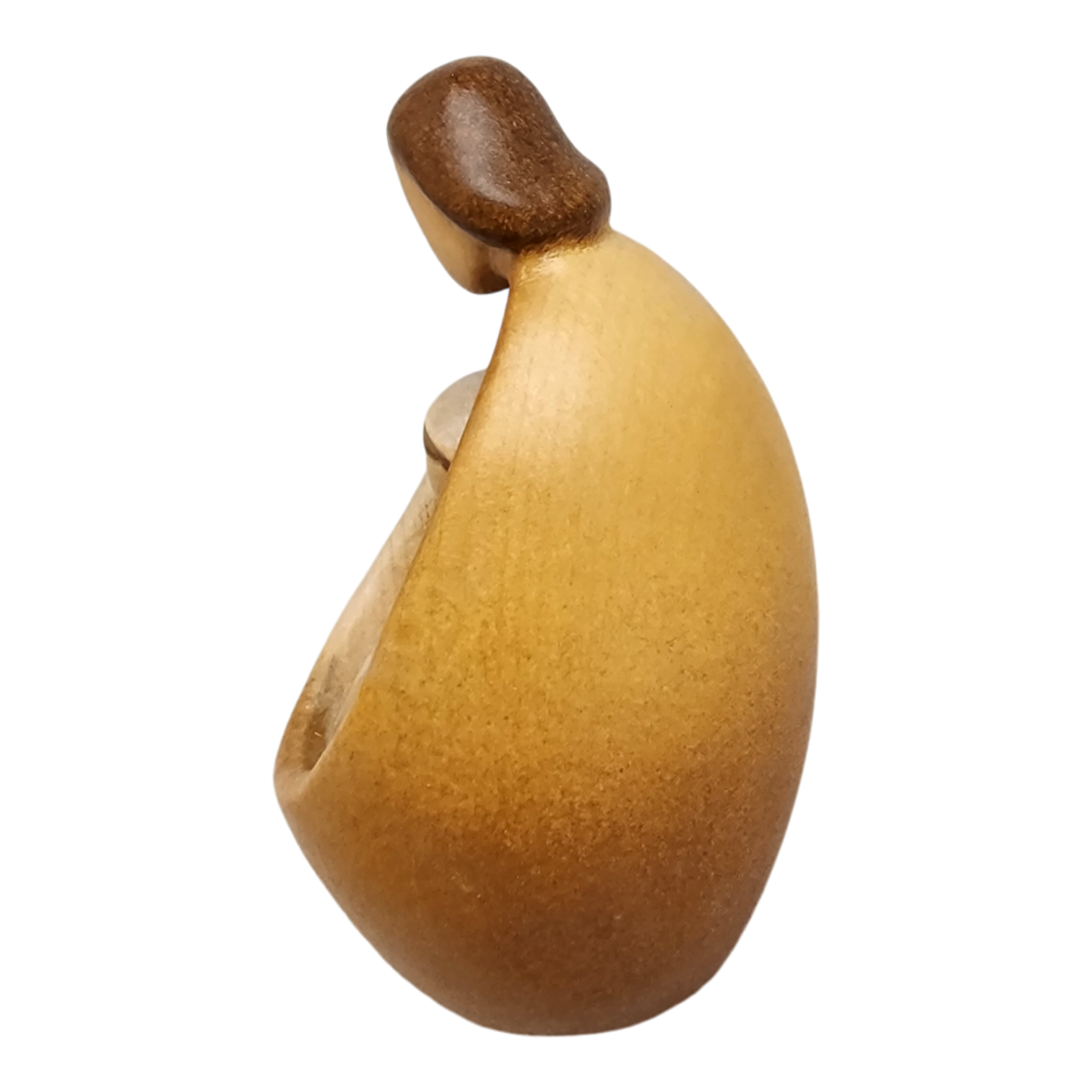 Modern Style Holy Family Carved Nativity - Color - 4.5 Inch