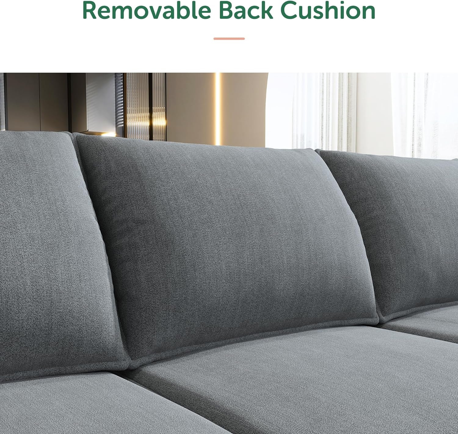 Modular Sectional Sofa With Storage Chaise For Living Room