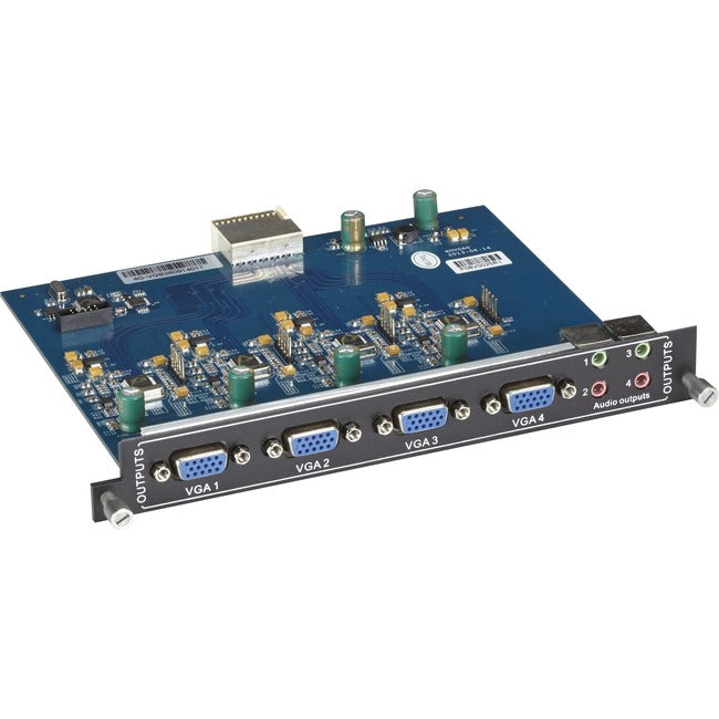 Modular Video Matrix Switcher Output Card - Vga, Audio