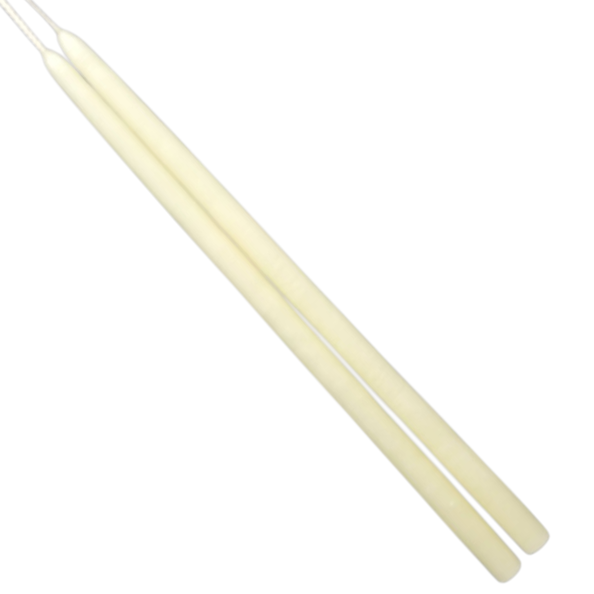 Mole Hollow Half Sized Taper Pair (Off White) - 10 Inch