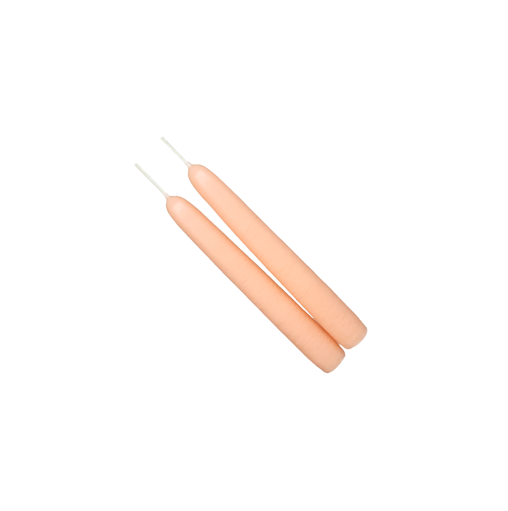 Mole Hollow Taper Pair (Creamy Peach) -